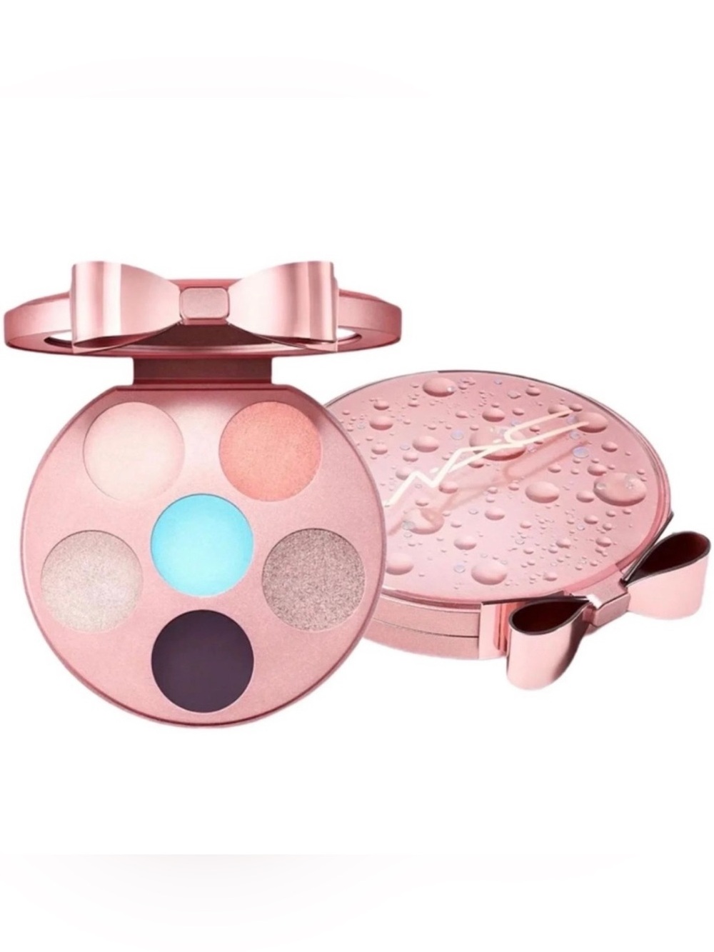 NEW 2pc MAC Holiday Eyeshadow Palette Regal Rose Macximal Sleek Satin Lipstick - Picture 3 of 12